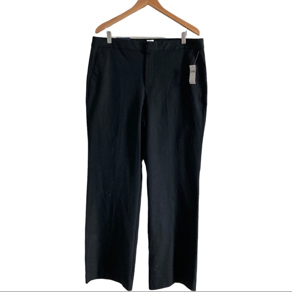 GAP Pants - Gap Black High Rise Slim Boot Trousers NWT